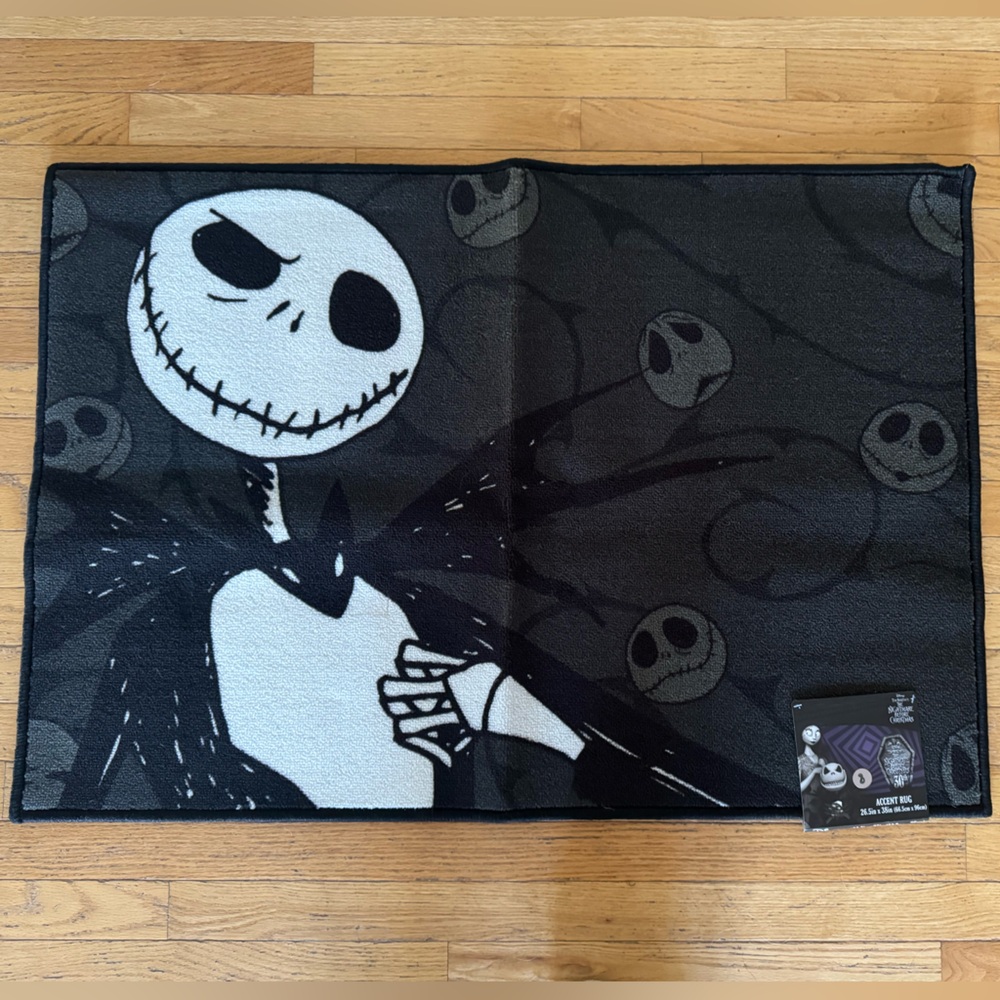 Disney The Nightmare Before Christmas Jack Skellington Accent Rug